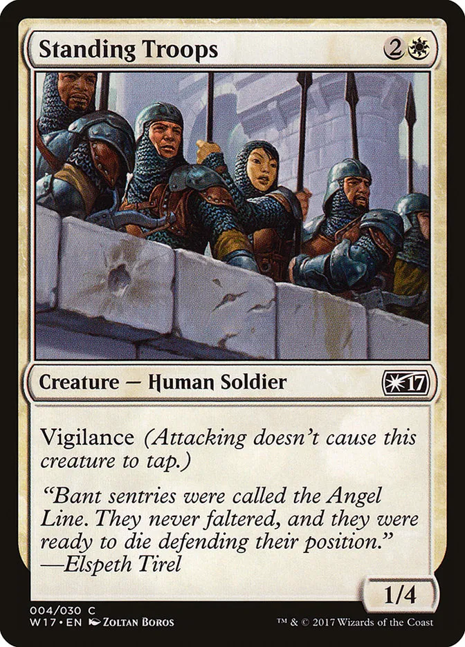 Standing Troops Front Face