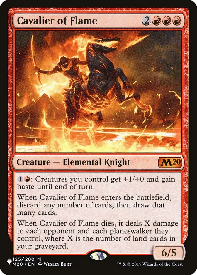 Cavalier of Flame Front Face