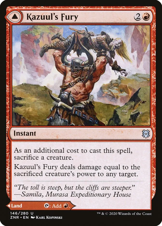 Kazuul's Fury // Kazuul's Cliffs Front Face