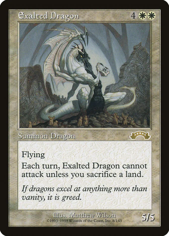Exalted Dragon Front Face
