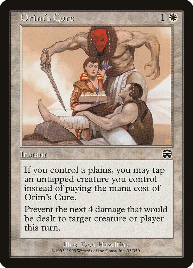 Orim's Cure Front Face