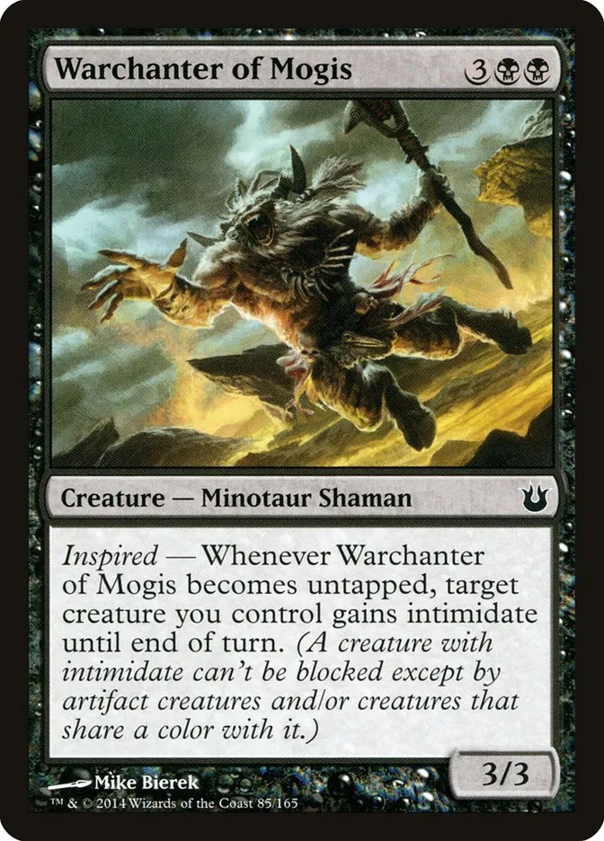 Warchanter of Mogis Front Face