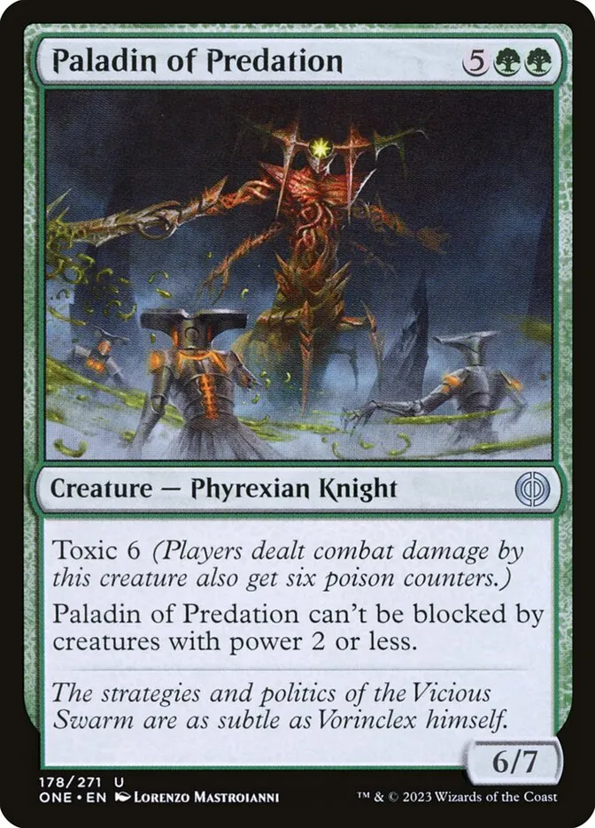 Paladin of Predation Front Face
