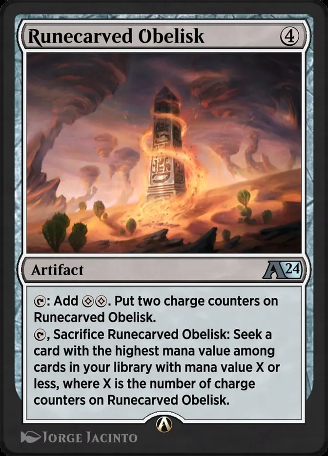 Runecarved Obelisk Front Face