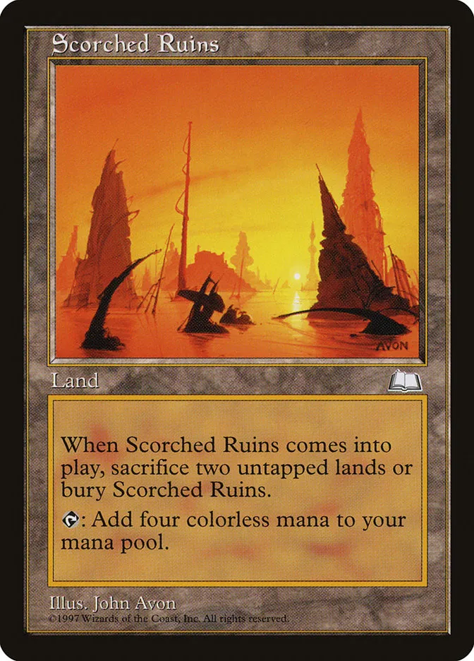 Scorched Ruins Front Face