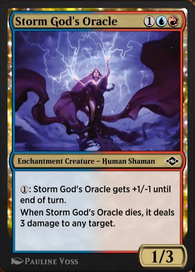 Storm God's Oracle Front Face