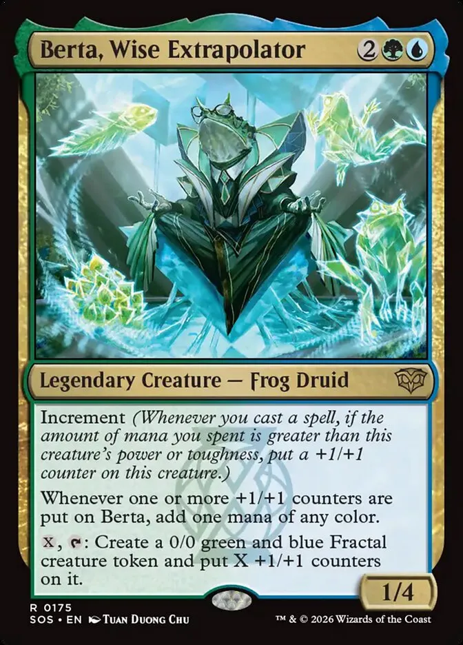 Berta, Wise Extrapolator Front Face