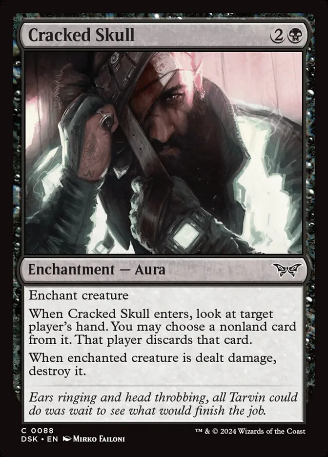Cracked Skull Front Face