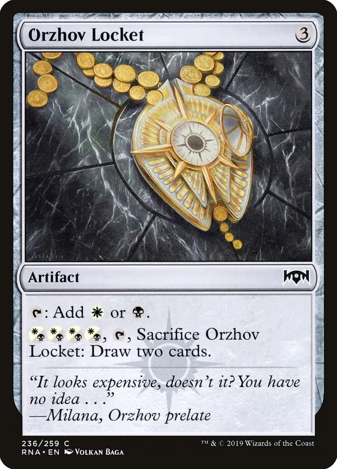 Orzhov Locket Front Face