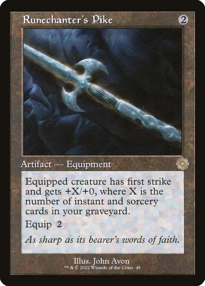 Runechanter's Pike Front Face