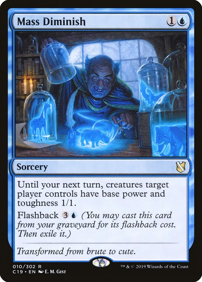 Mass Diminish Front Face