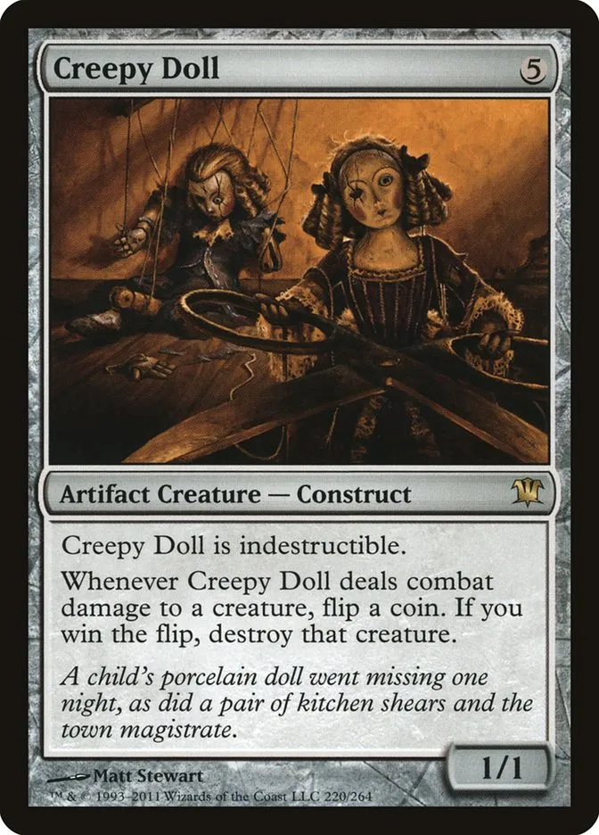 Creepy Doll Front Face