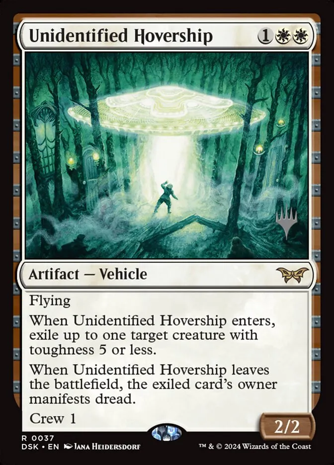 Unidentified Hovership Front Face