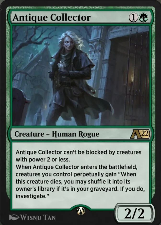 Antique Collector Front Face