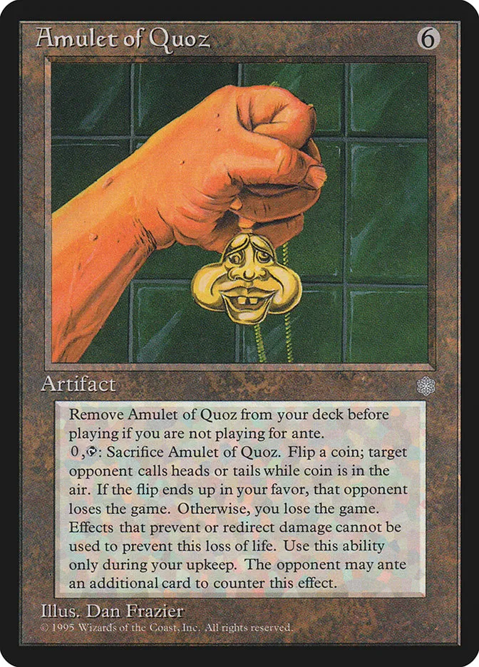 Amulet of Quoz Front Face