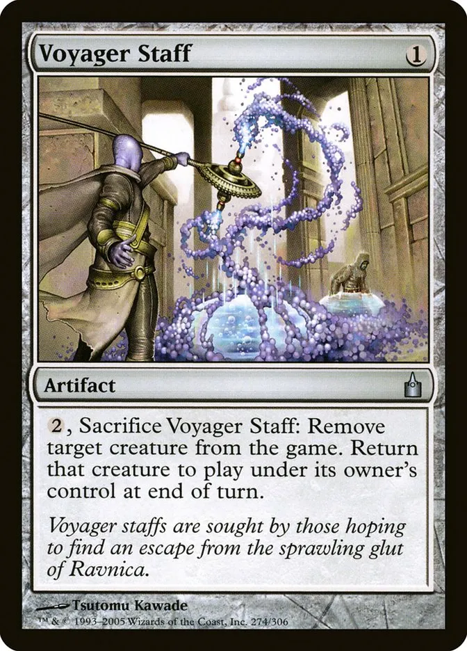 Voyager Staff Front Face