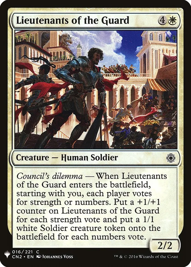 Lieutenants of the Guard Front Face