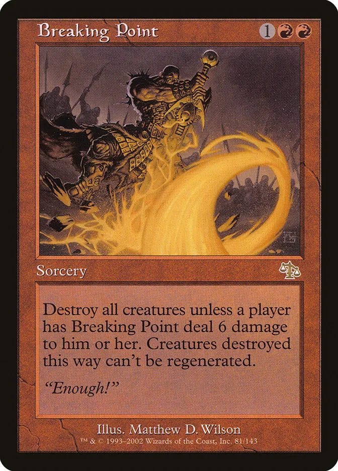 Breaking Point Front Face