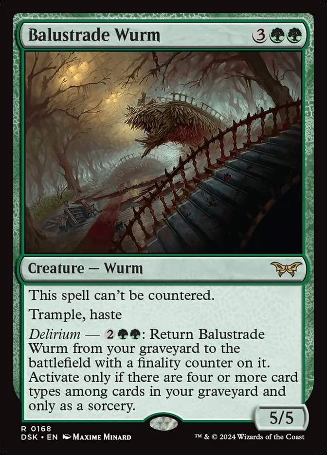 Balustrade Wurm Front Face