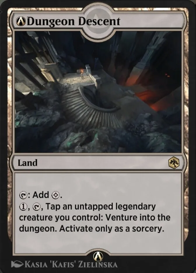A-Dungeon Descent Front Face