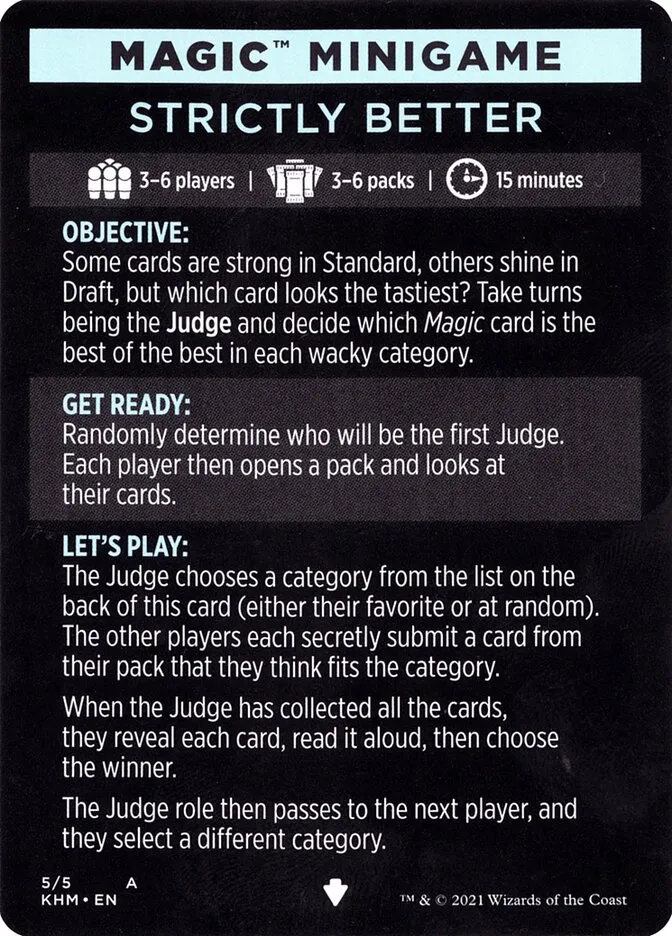 Strictly Better // Strictly Better (cont'd)