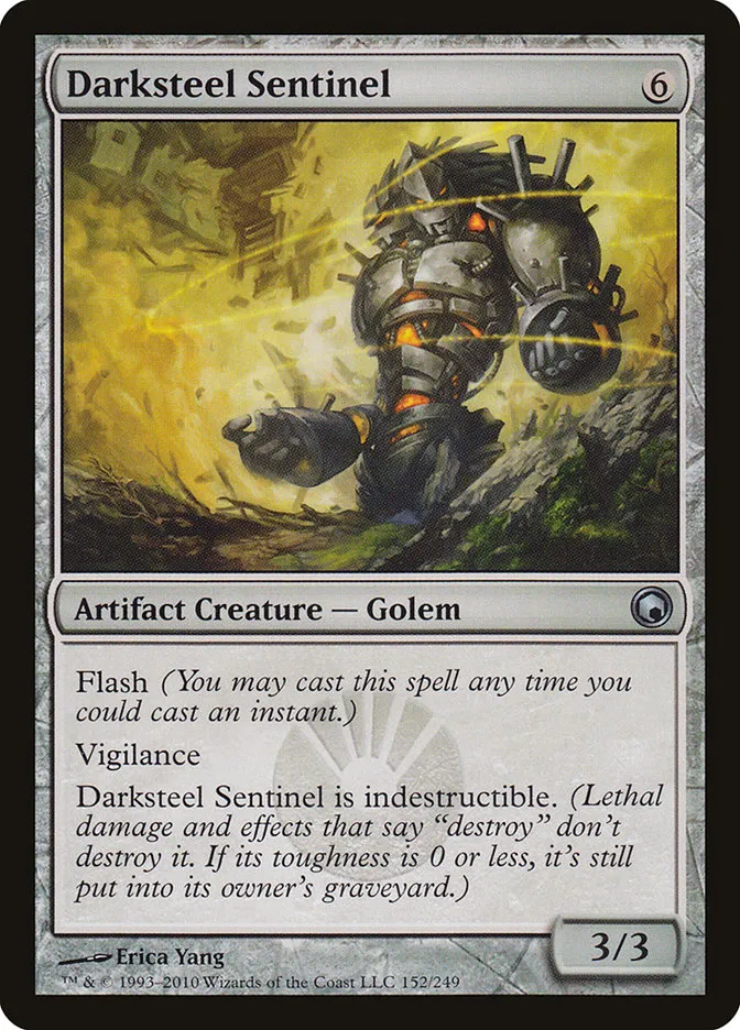 Darksteel Sentinel Front Face