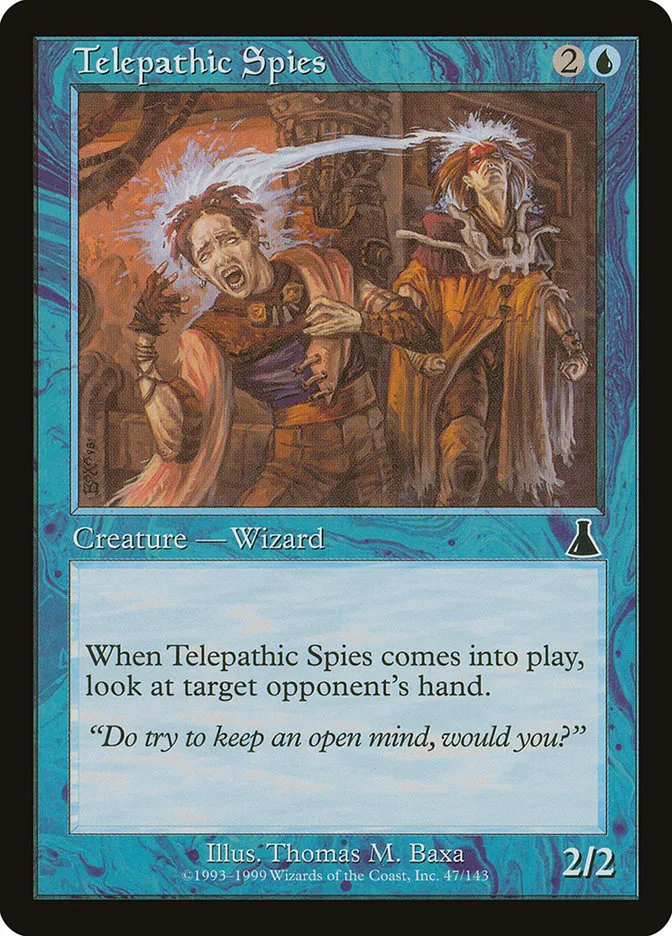 Telepathic Spies Front Face