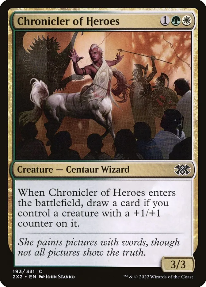 Chronicler of Heroes Front Face