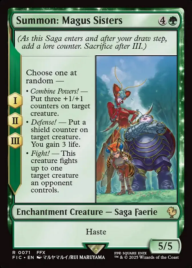 Summon: Magus Sisters Front Face