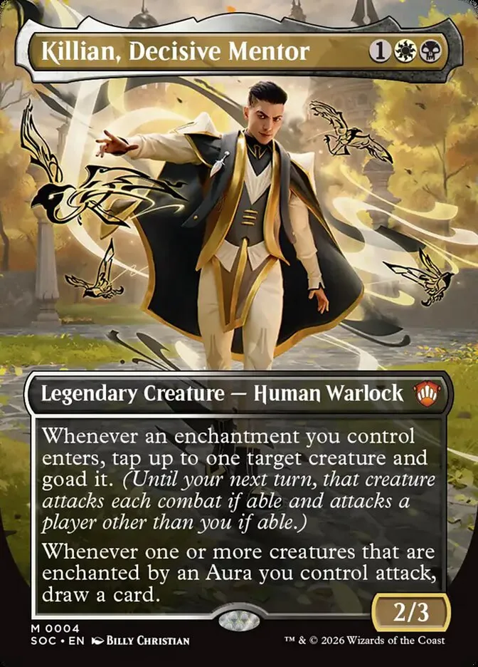 Killian, Decisive Mentor Front Face