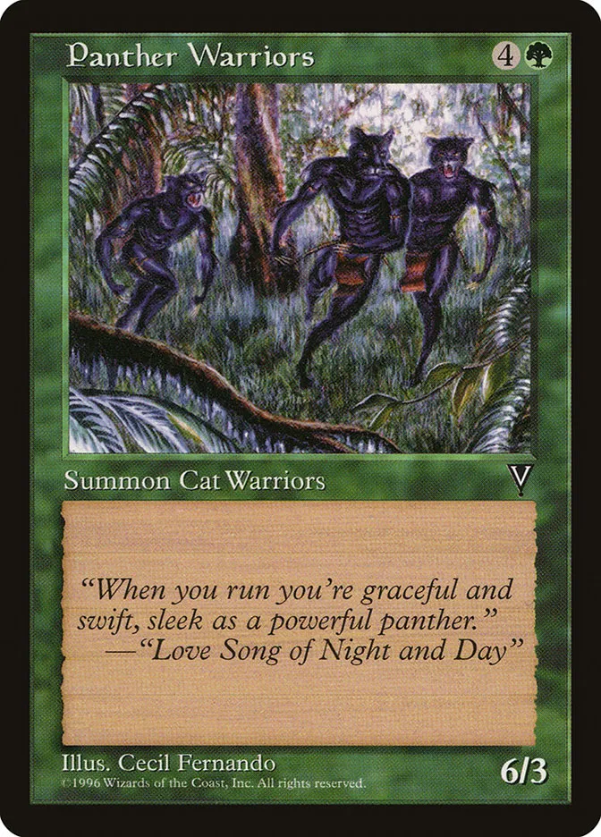 Panther Warriors Front Face
