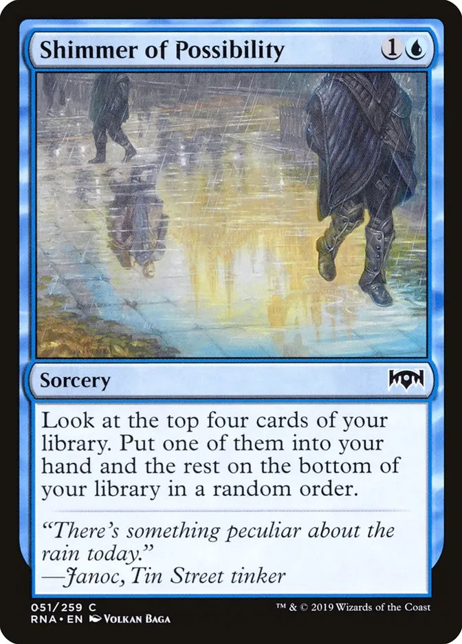 Shimmer of Possibility Front Face