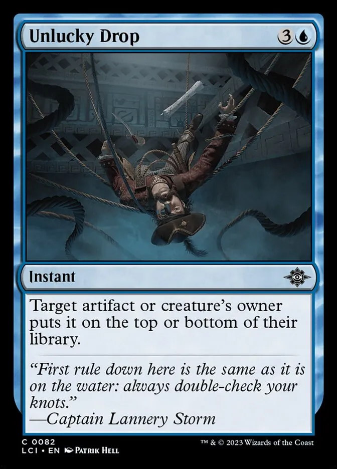 Unlucky Drop Front Face