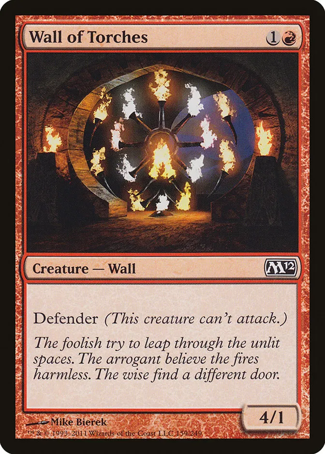 Wall of Torches Front Face