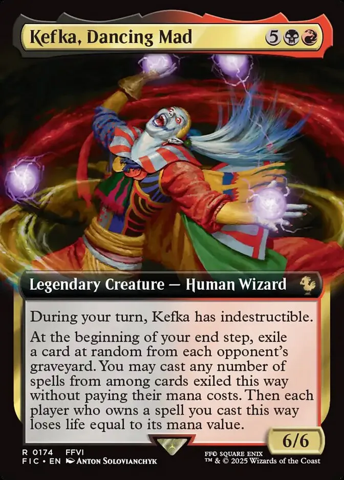 Kefka, Dancing Mad Front Face