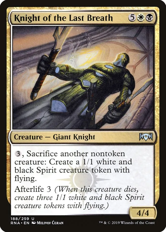 Knight of the Last Breath Front Face