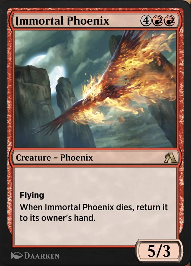 Immortal Phoenix Front Face