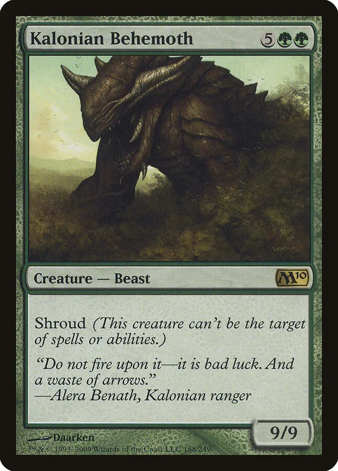 Kalonian Behemoth Front Face