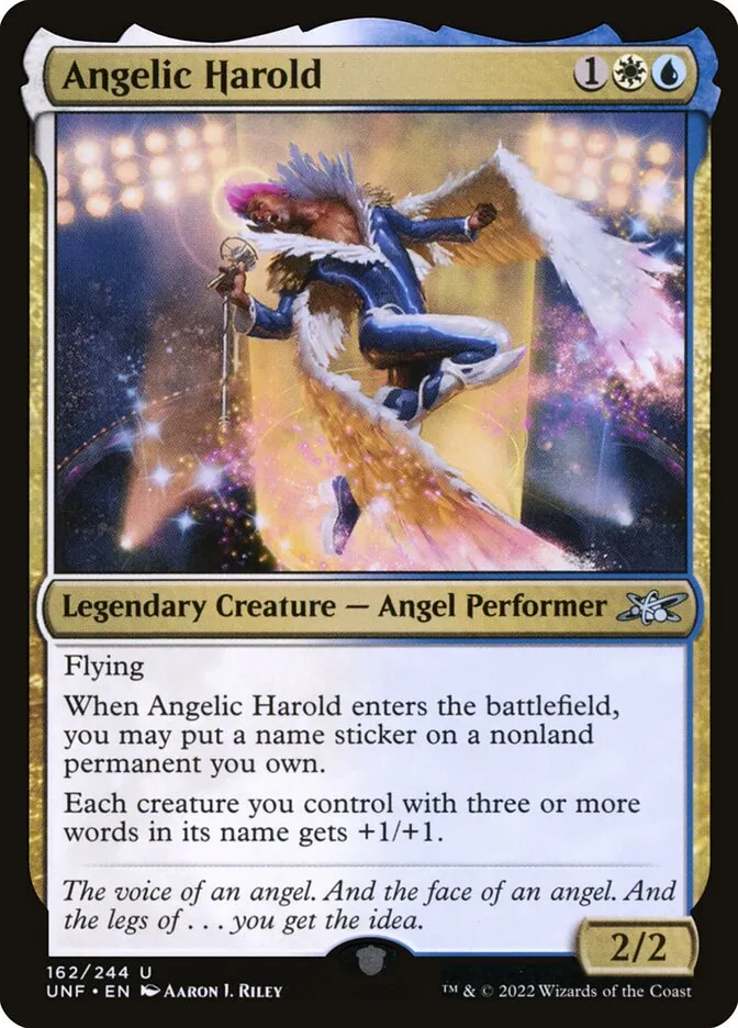 Angelic Harold Front Face