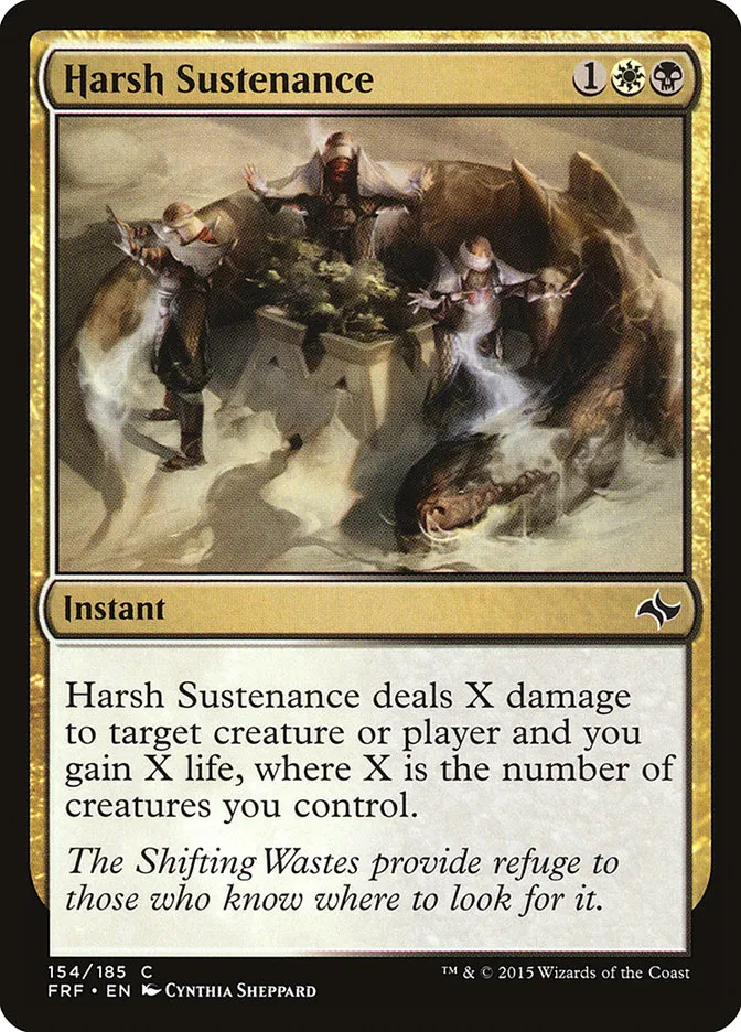 Harsh Sustenance Front Face