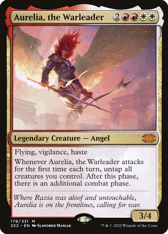 Aurelia, the Warleader Front Face