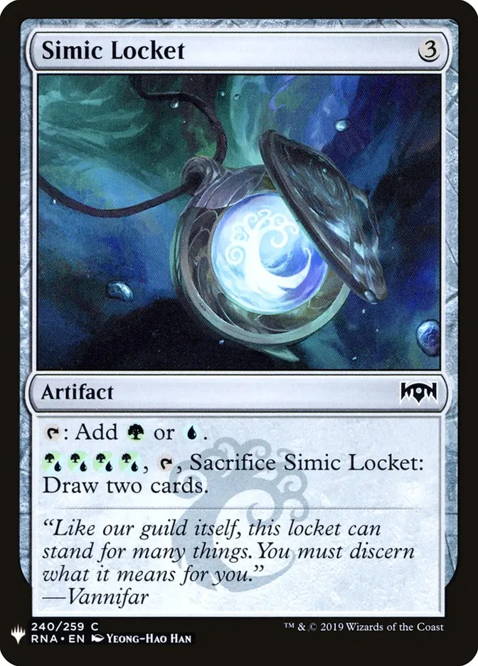 Simic Locket Front Face