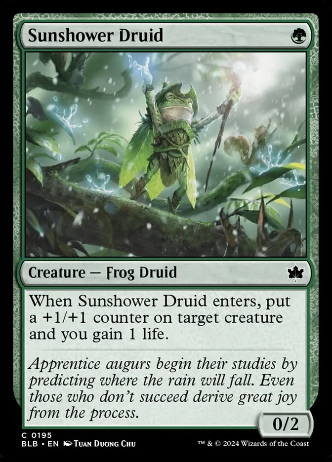 Sunshower Druid Front Face