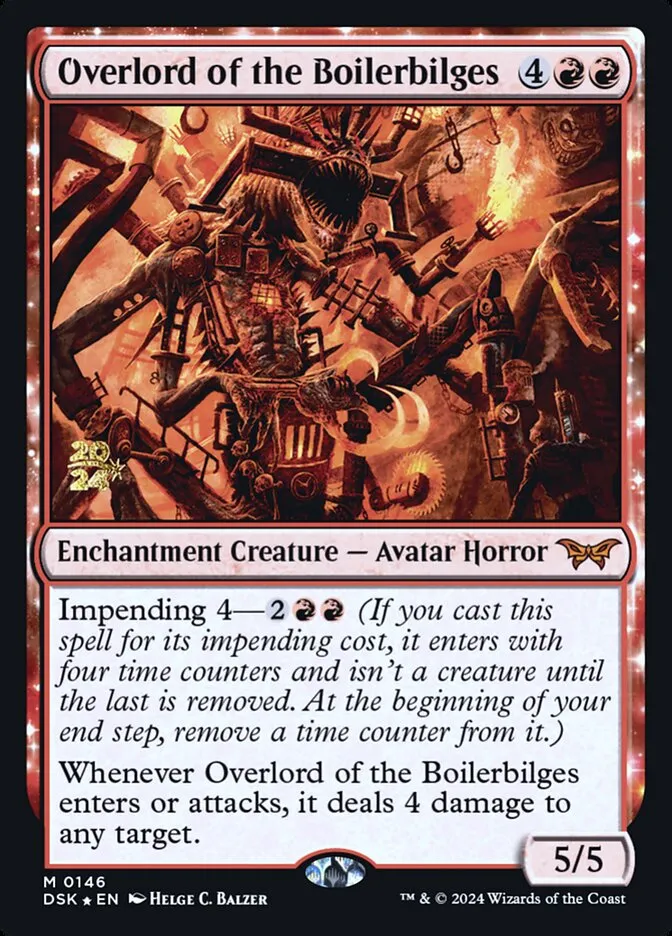 Overlord of the Boilerbilges Front Face