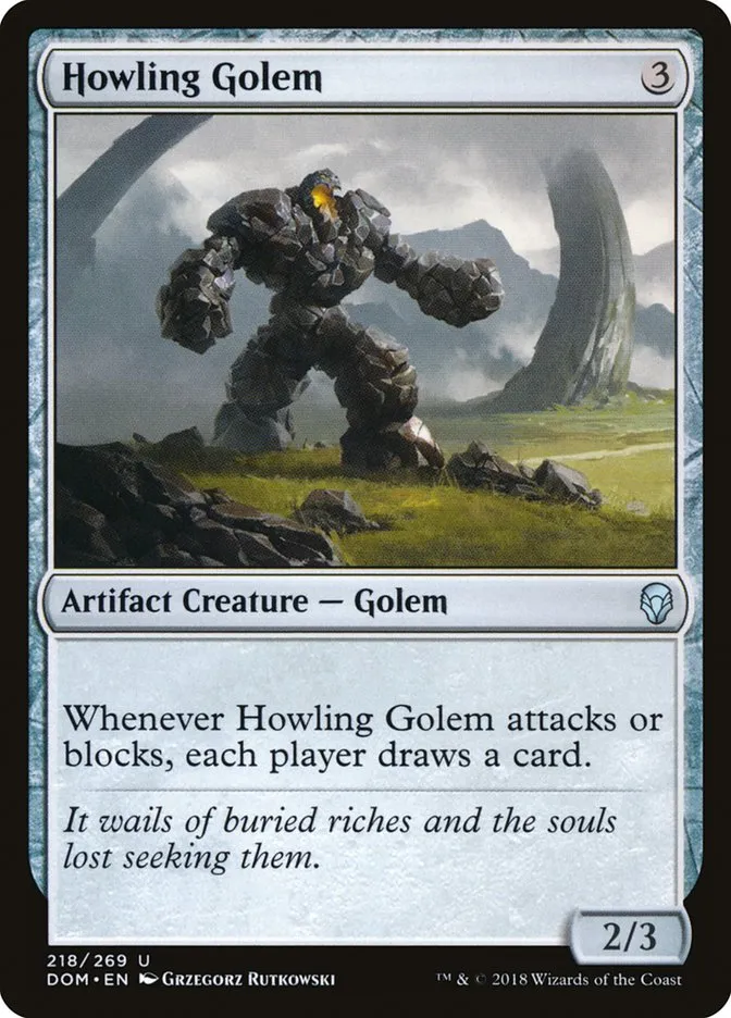 Howling Golem Front Face
