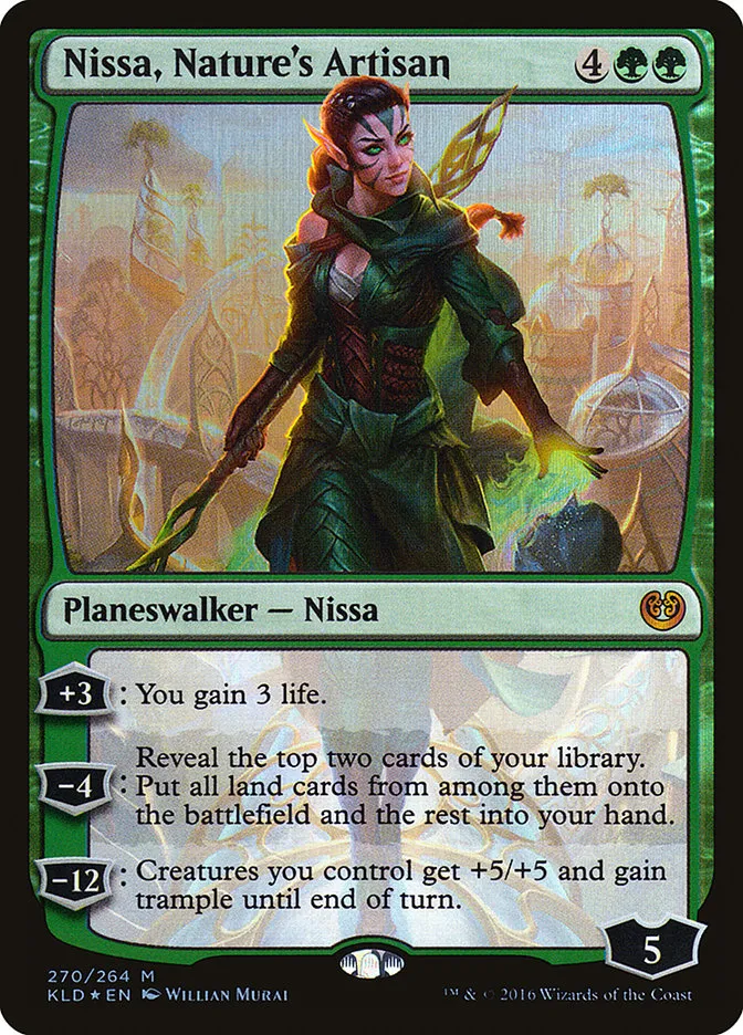 Nissa, Nature's Artisan Front Face