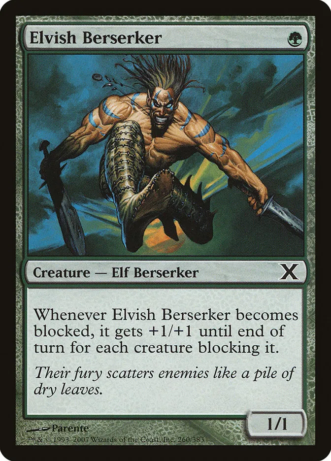 Elvish Berserker Front Face