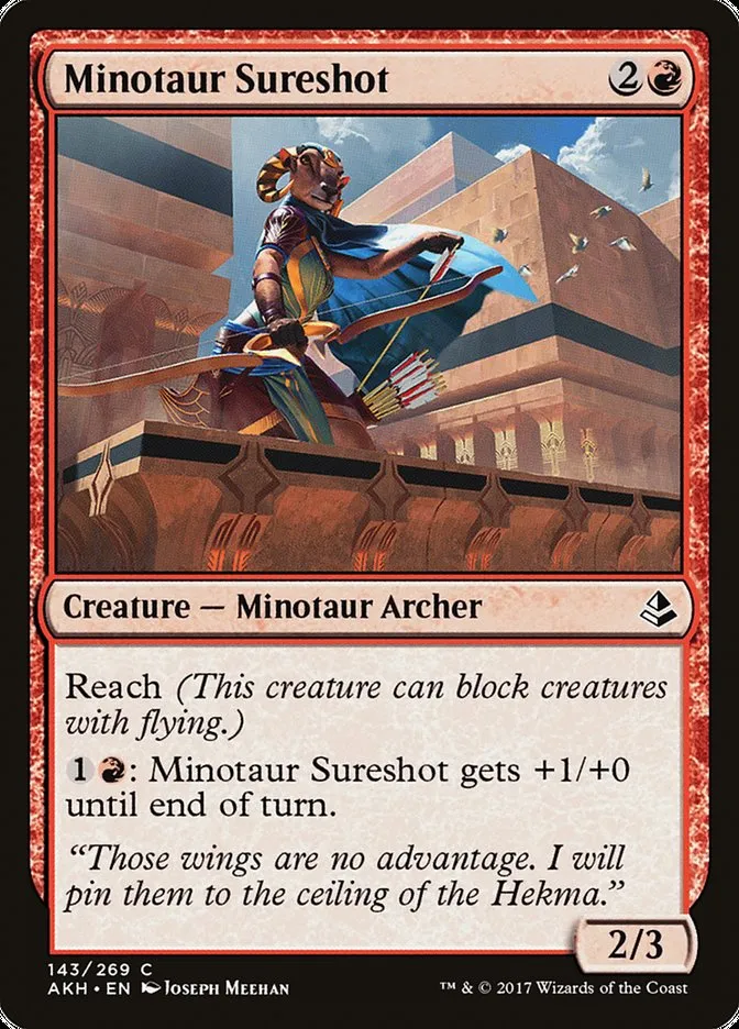 Minotaur Sureshot Front Face