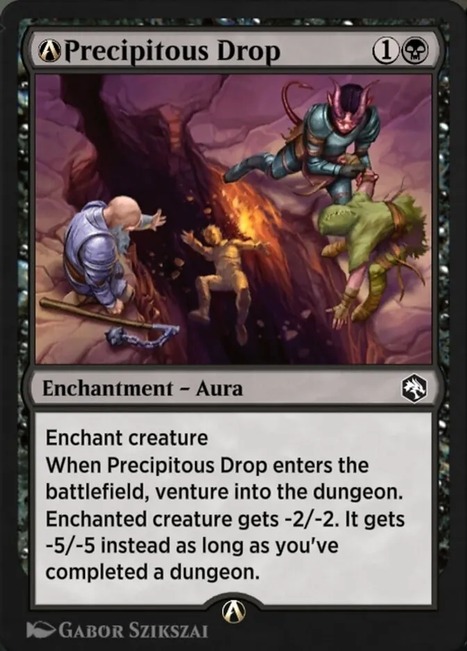 A-Precipitous Drop Front Face