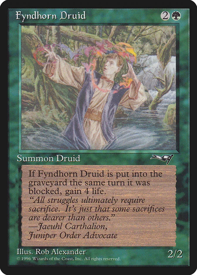 Fyndhorn Druid Front Face